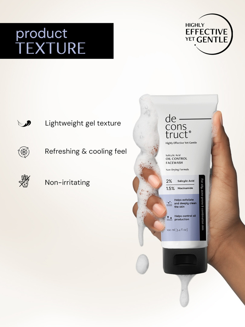 deconstruct Deconstruct Salicylic Acid Oil Control Non-drying & Cooling Face Wash with Niacinamide
