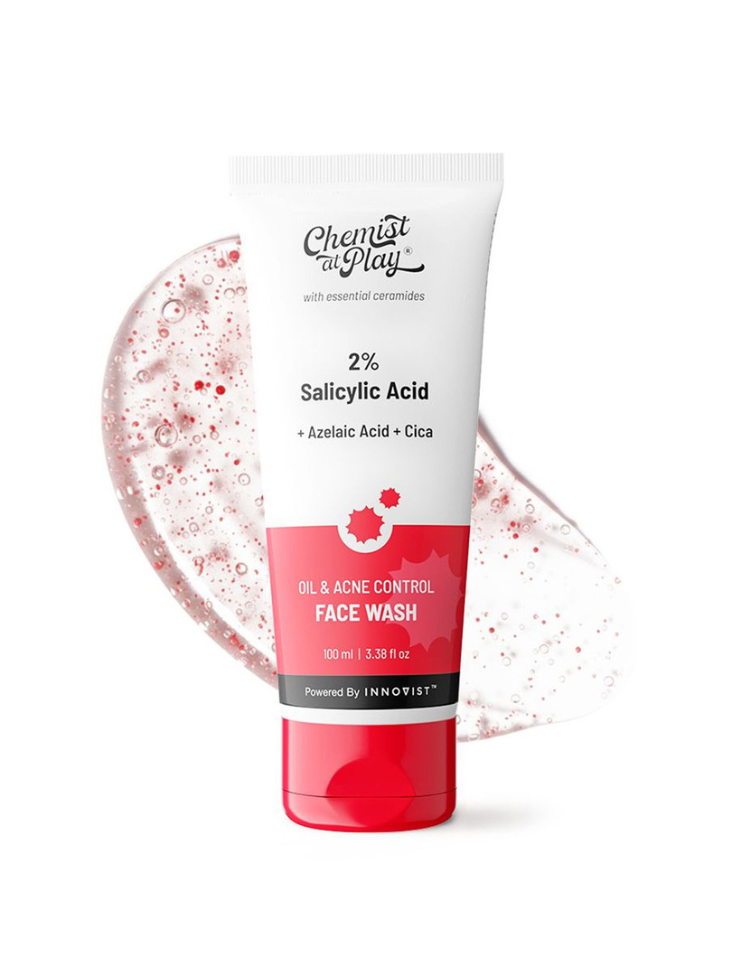 facewash Chemist at Play 2% Salicylic Acid Oil & Acne Control Face Wash with Azelaic Acid - 100 ml