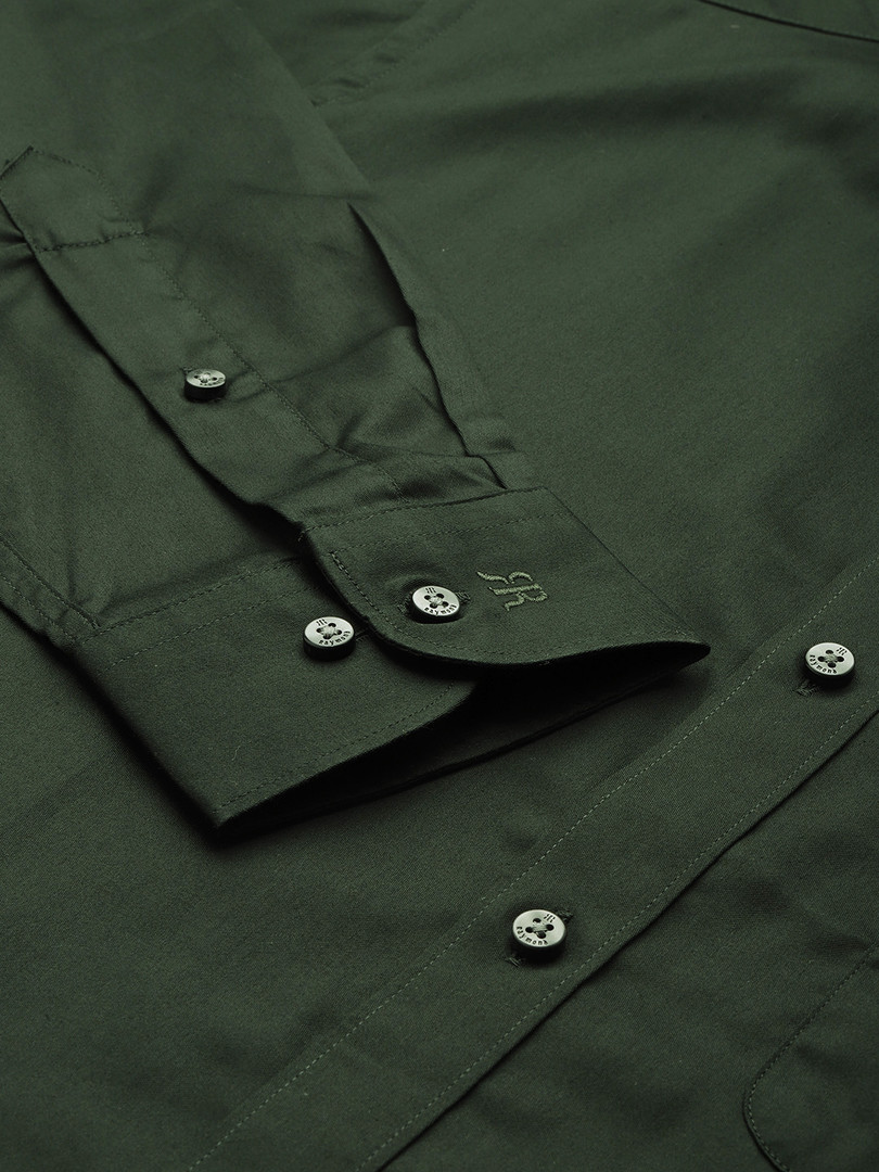 Raymond Solid Slim Fit Pure Cotton Formal Shirt