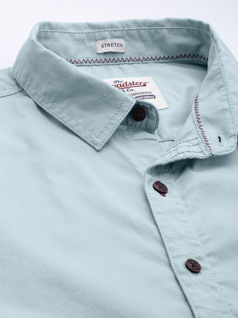 Roadster Men Arona Slim Fit Opaque Formal Shirt