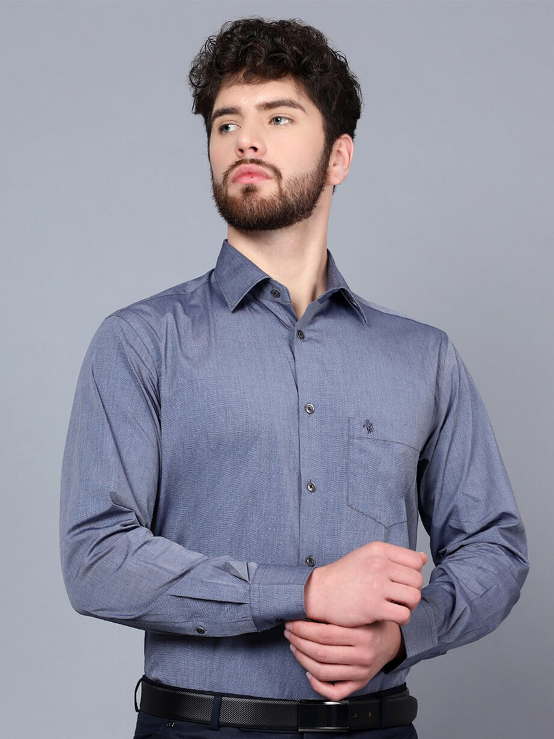 Cantabil Spread Collar Cotton Formal Shirt