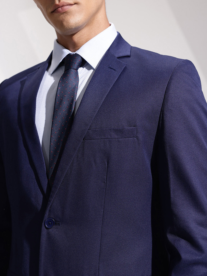 Blackberrys Slim-Fit Single-Breasted Two-Piece Men Formal Suits