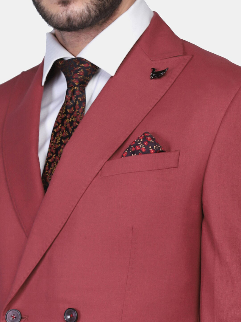 Blackberrys Men Rust Solid Suits