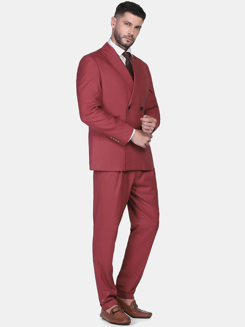 Blackberrys Men Rust Solid Suits