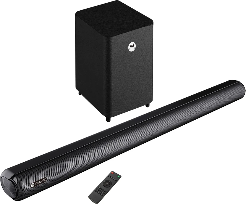 home theatres & soundbars Mivi Fort Sonic 100 Soundbar, 2.2 Channel, Multi-Input & EQ Modes...more