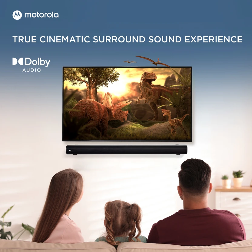 MOTOROLA AmphisoundX Dolby with HDMI Arc 160 W Bluetooth Soundbar...more