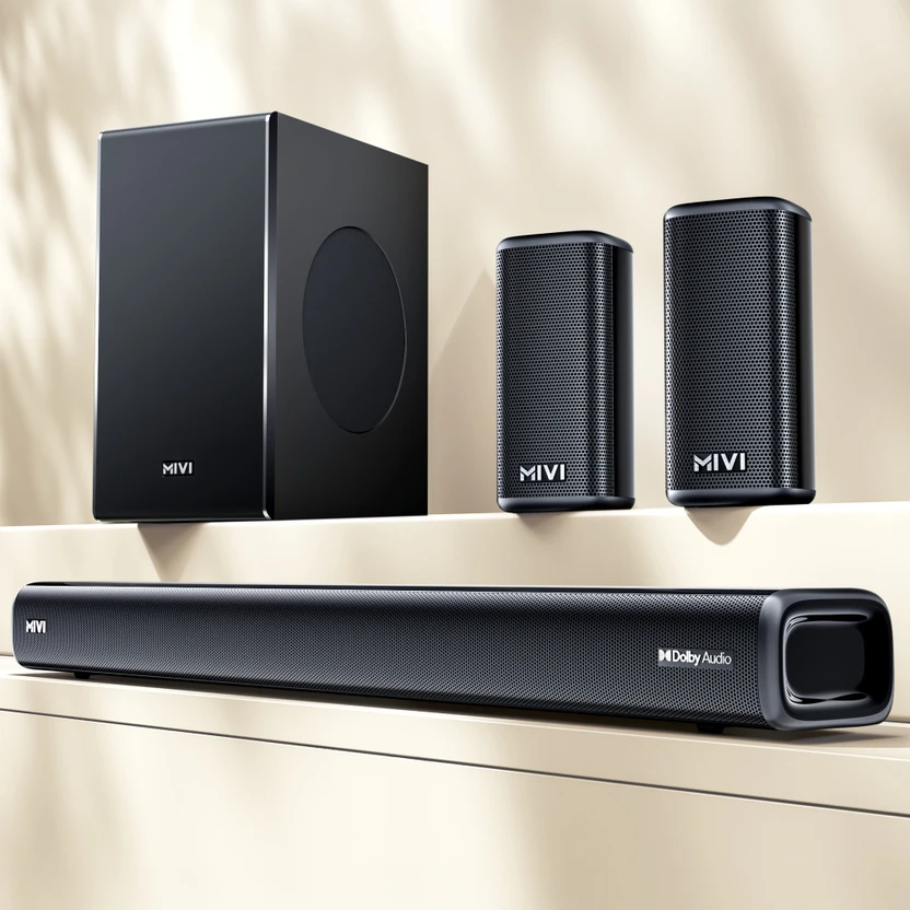Mivi Fort H750 Soundbar, 750 Watts, Dolby Audio, 5.1 Channel, Mul...more