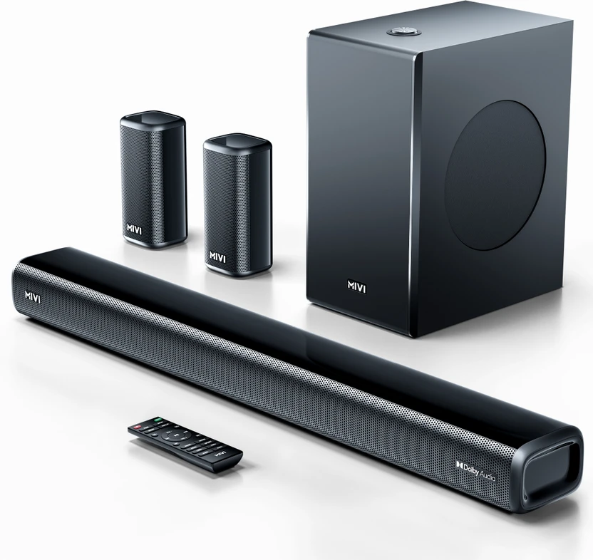 Mivi Fort H750 Soundbar, 750 Watts, Dolby Audio, 5.1 Channel, Mul...more