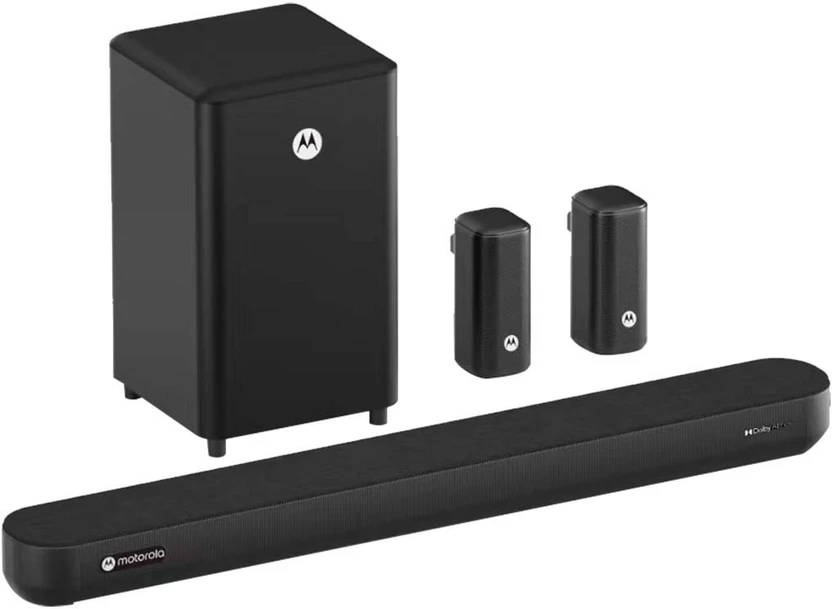 MOTOROLA AmphisoundX Dolby Atmos with Wireless Satellites 600 W B...more