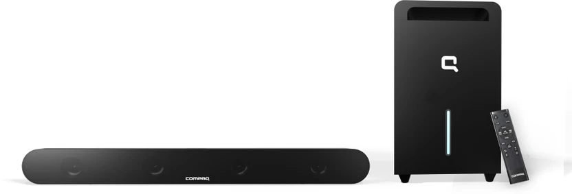 Compaq Horq Series Wireless subwoofer 200 W Bluetooth Soundbar (B...more