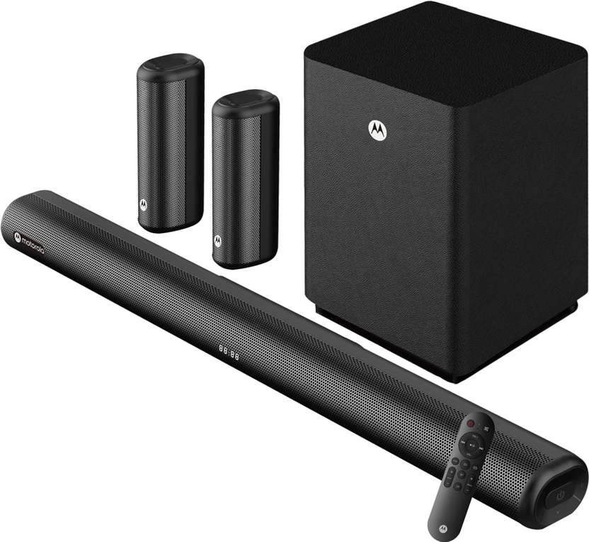 home theatres & soundbars MOTOROLA AmphisoundX 350 W Bluetooth Soundbar (Black, 5.1 Channel...more