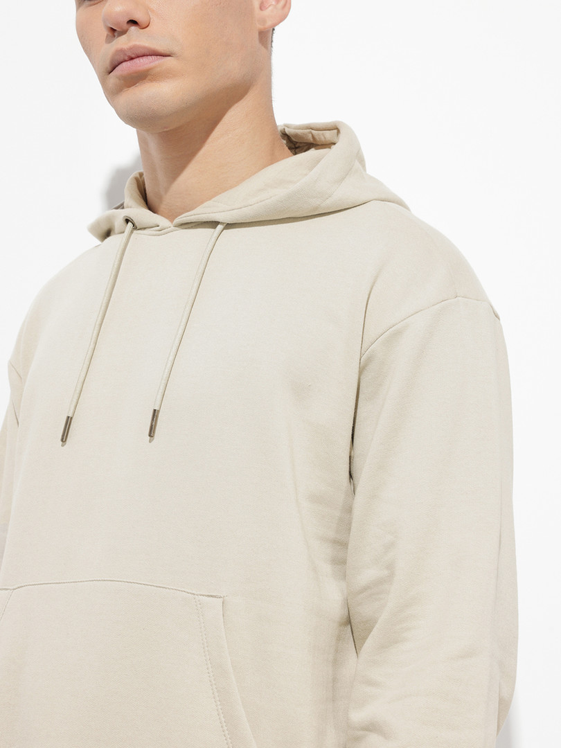 Roadster The Life Co. Hooded Relaxed Fit Sweatshirt
