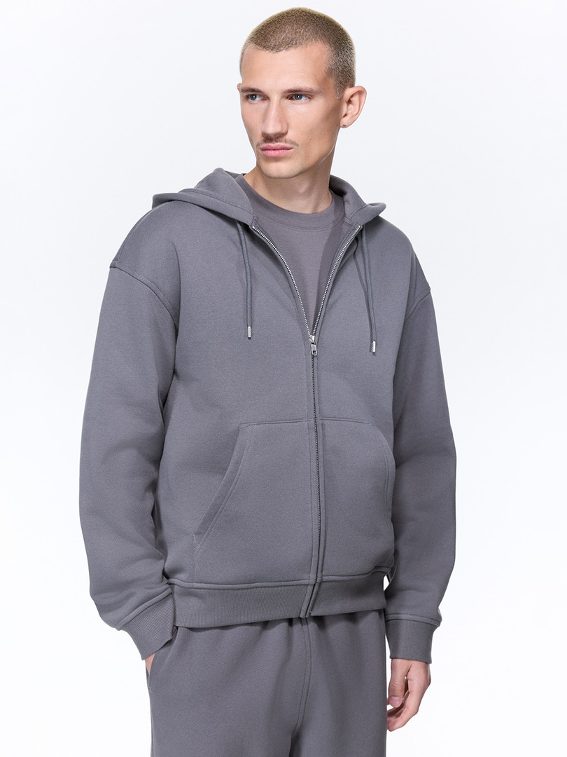H&M Loose Fit Zip-Through Hoodie