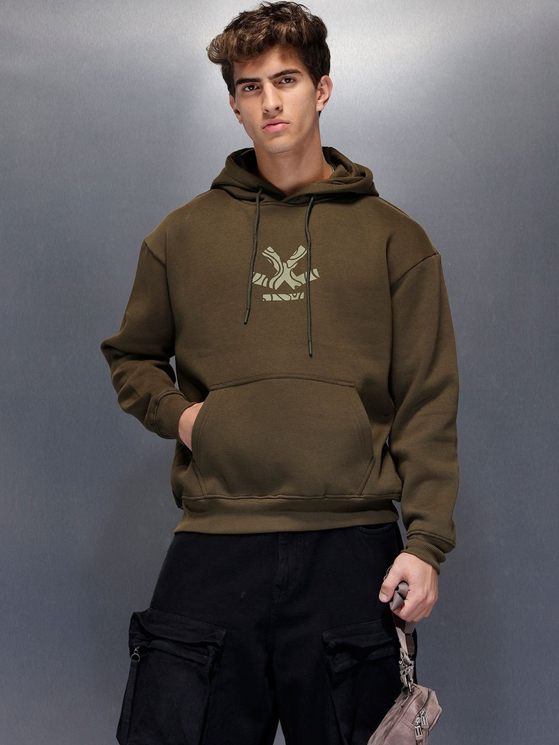 WROGN Men Hooded Sweatshirt