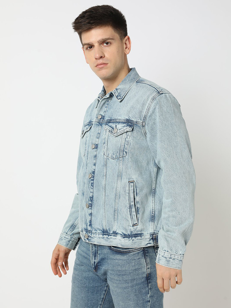 GAP Pure Cotton Spread Collar Denim Jacket
