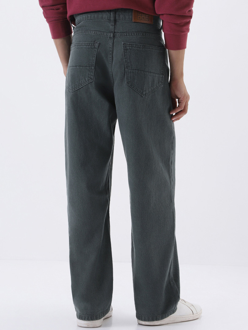 Urbano Fashion Men Loose Fit Washed Non-Stretchable Jeans