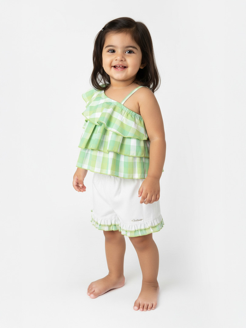 Green / White