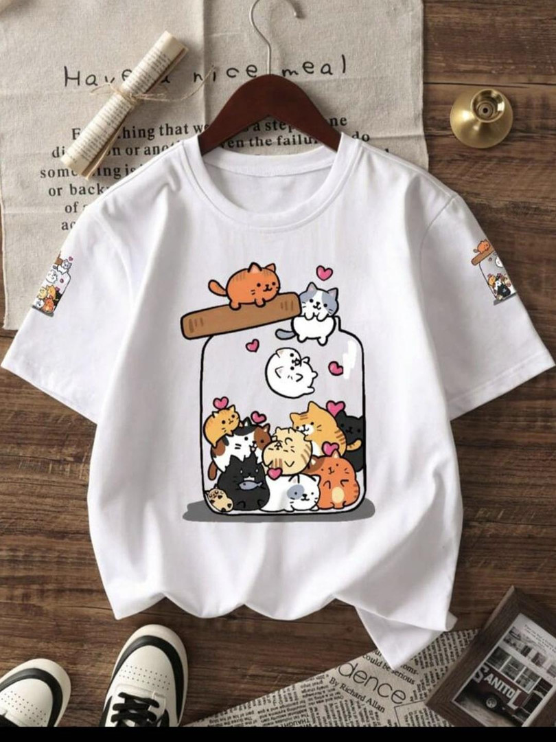 DAMN GUD DG Girls Pack of 3 Graphic Printed Cotton T-shirts