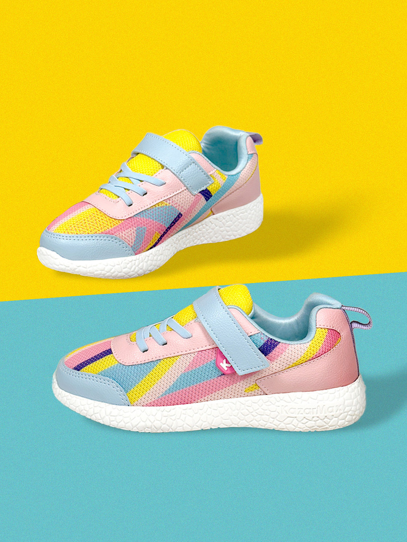 Peach / Blue