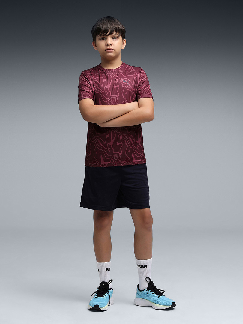 Puma Sprint Boys' Sweat-Wicking Knit Shorts