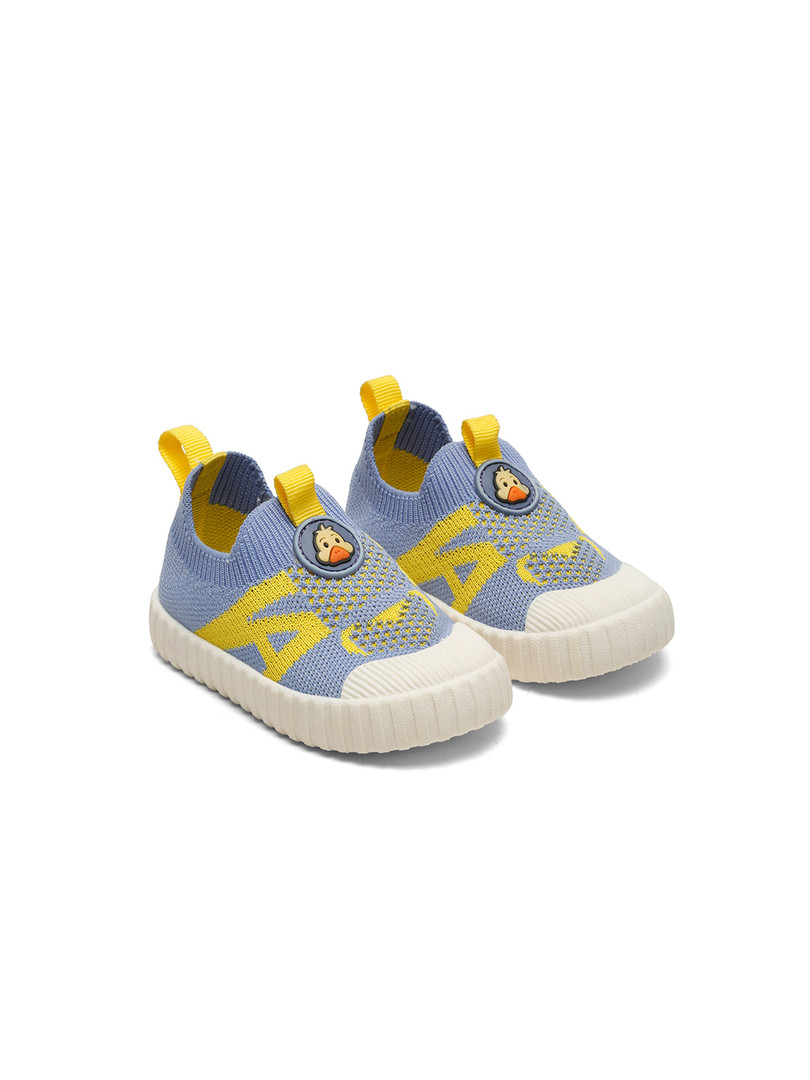 ONYC Kids Flyknit Woven Design Slip-On Sneakers