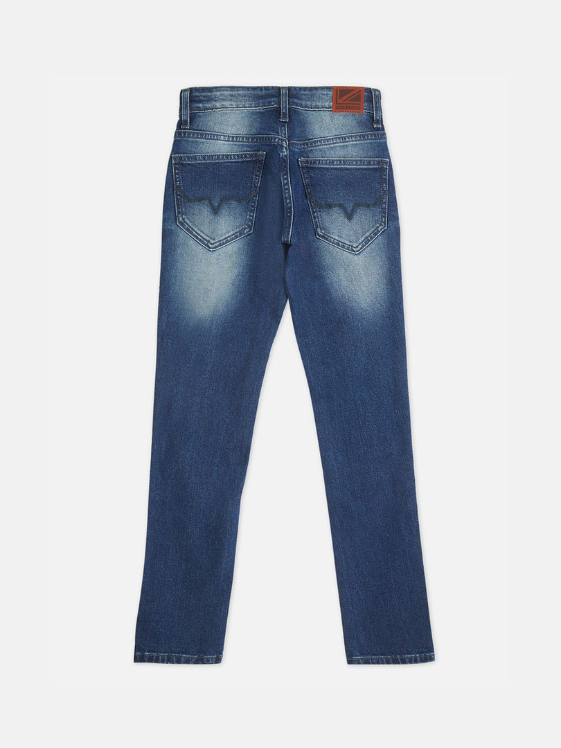 Pepe Jeans Boys Slim Fit Heavy Fade Stretchable Jeans