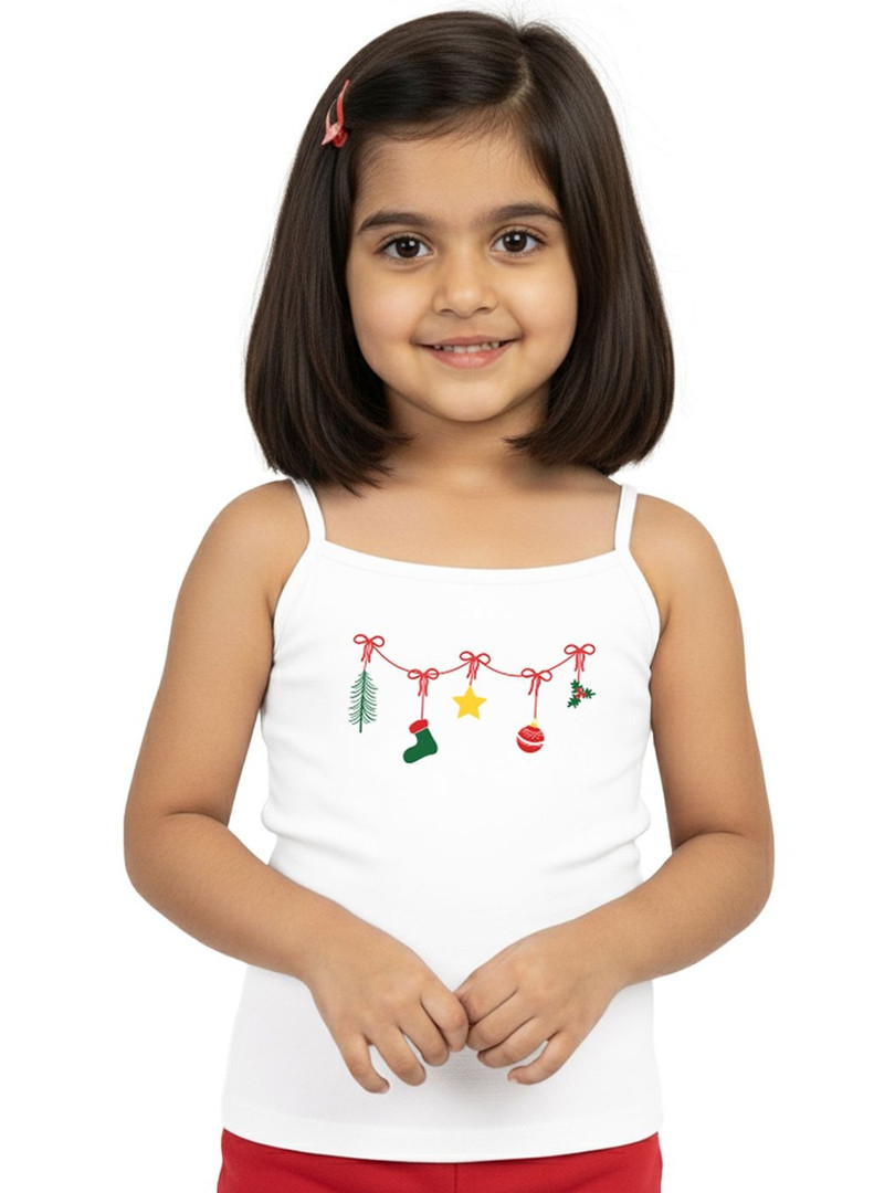 kids You Got Plan B Girls Printed Pure Cotton Camisole
