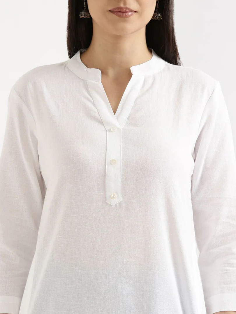 KASHISHIYA Women Flared Sleeves Thread Work Kurta
