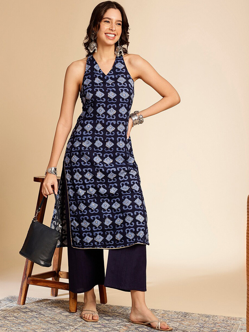 Anouk Geometric Printed Kurta