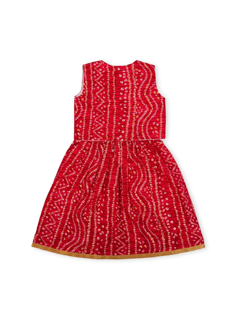 Sangria Girls Printed Ready to Wear Lehenga & Choli