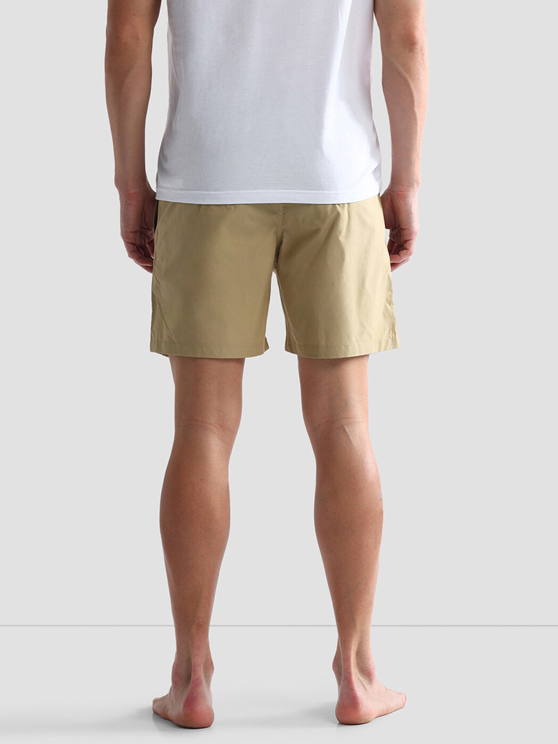 U.S. Polo Assn. Men Mid Rise Solid Lounge Shorts