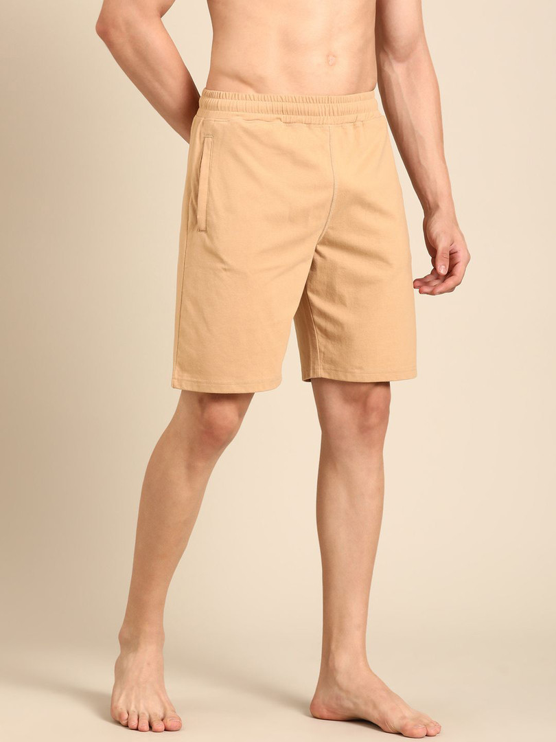 Pepe Jeans Men Solid Mid-Rise Slip-On Lounge Shorts