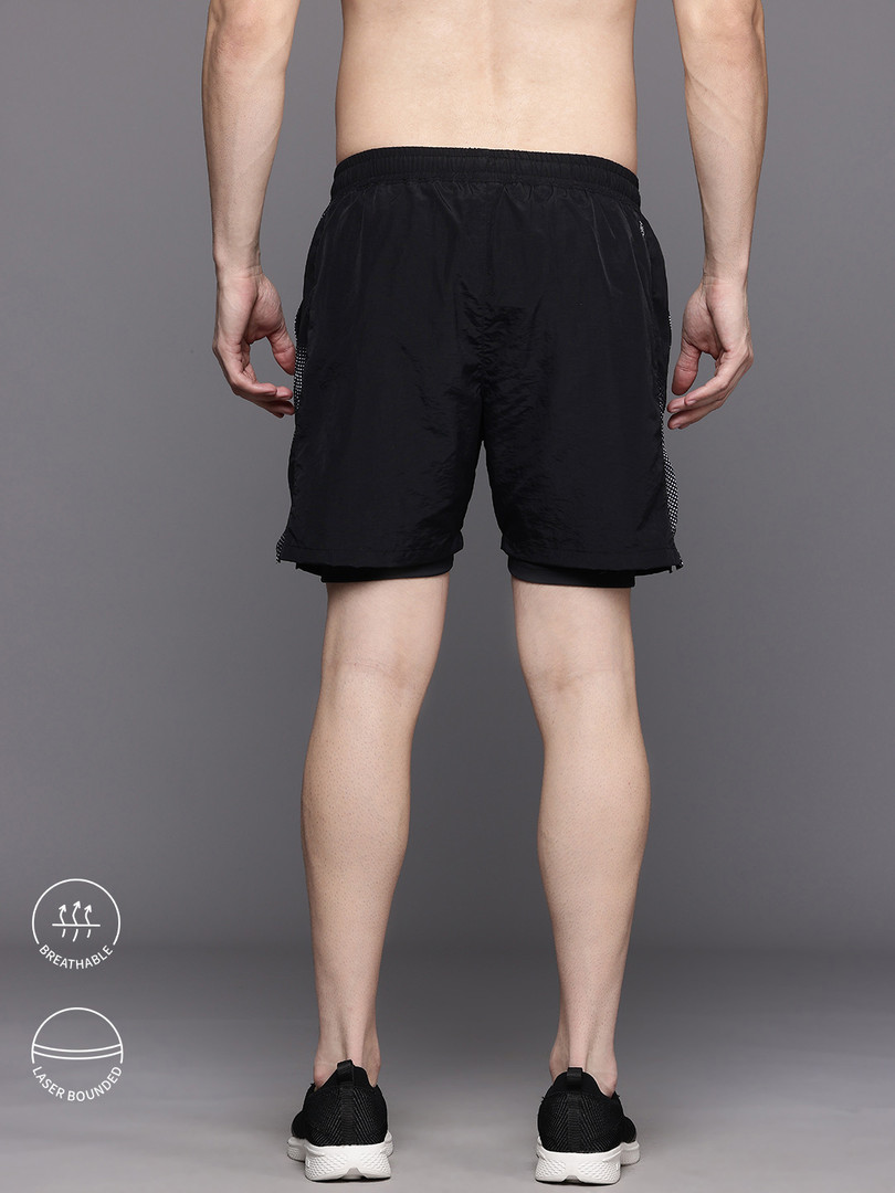 HRX by Hrithik Roshan Men Midpremiumrange Rapid-Dry Running Sports Shorts