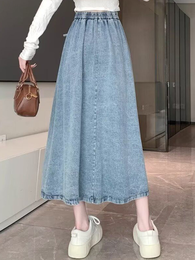 StyleCast x Revolte Women Denim Skirts