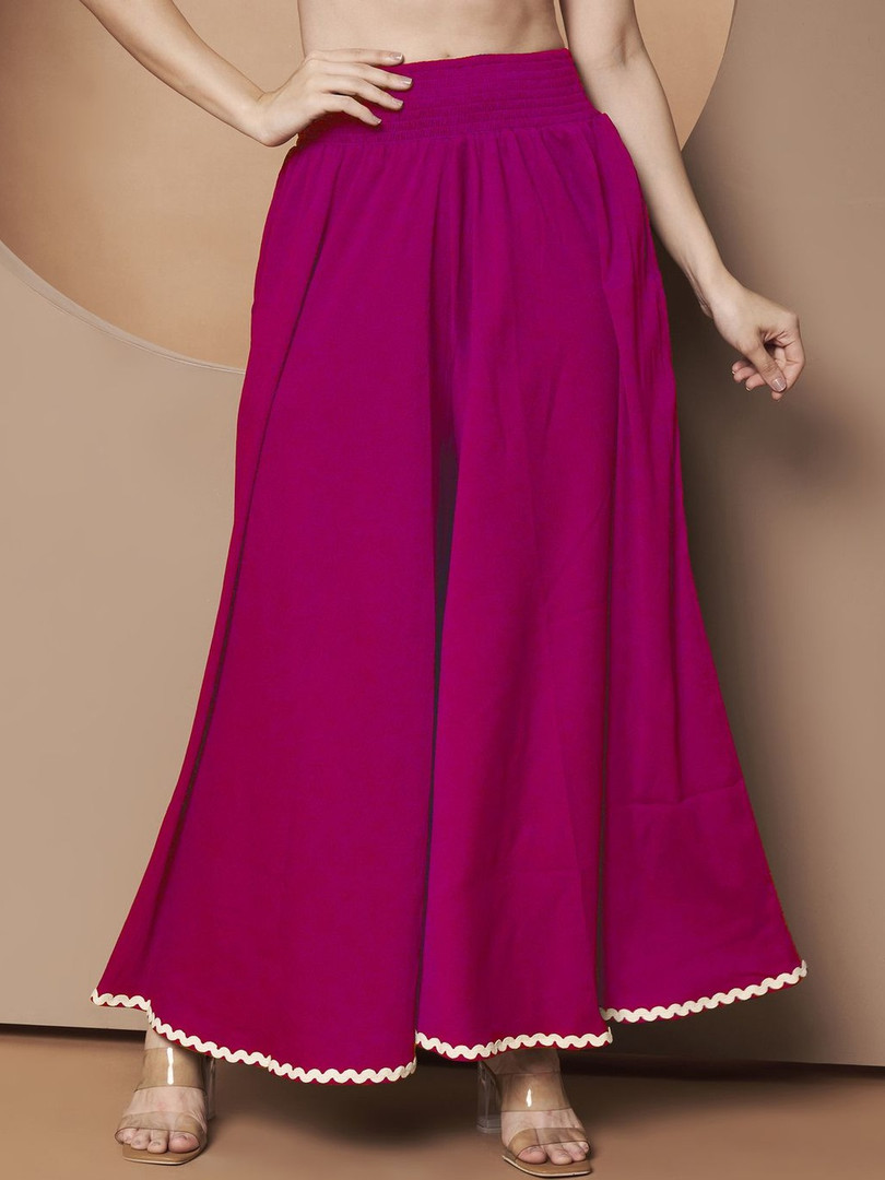 skirts LookShine Women Wide-Leg Elastic Waist Skirts