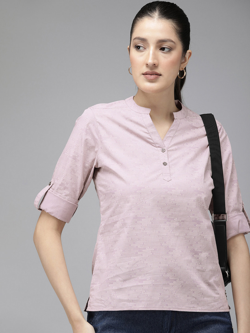Mauve / White