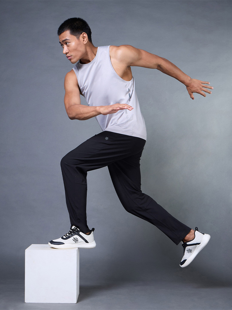 CULT Men Black Impact Running Trackpants