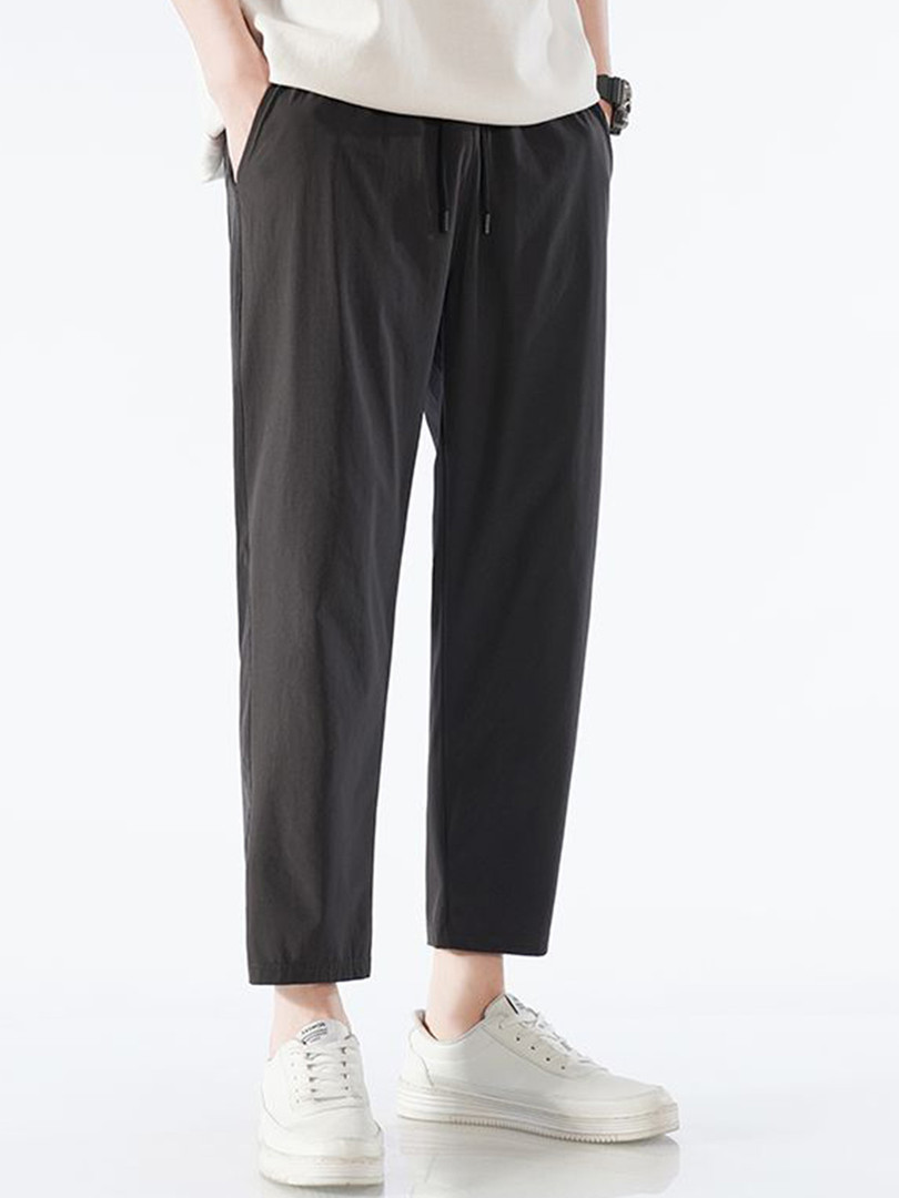 StyleCast x Revolte Men Regular Fit Mid-Rise Flat-Front Regular Trousers