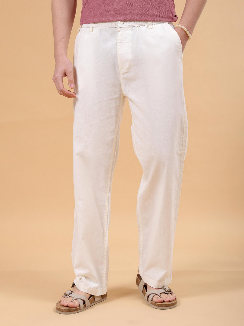 The Indian Garage Co Men Loose Fit Trousers