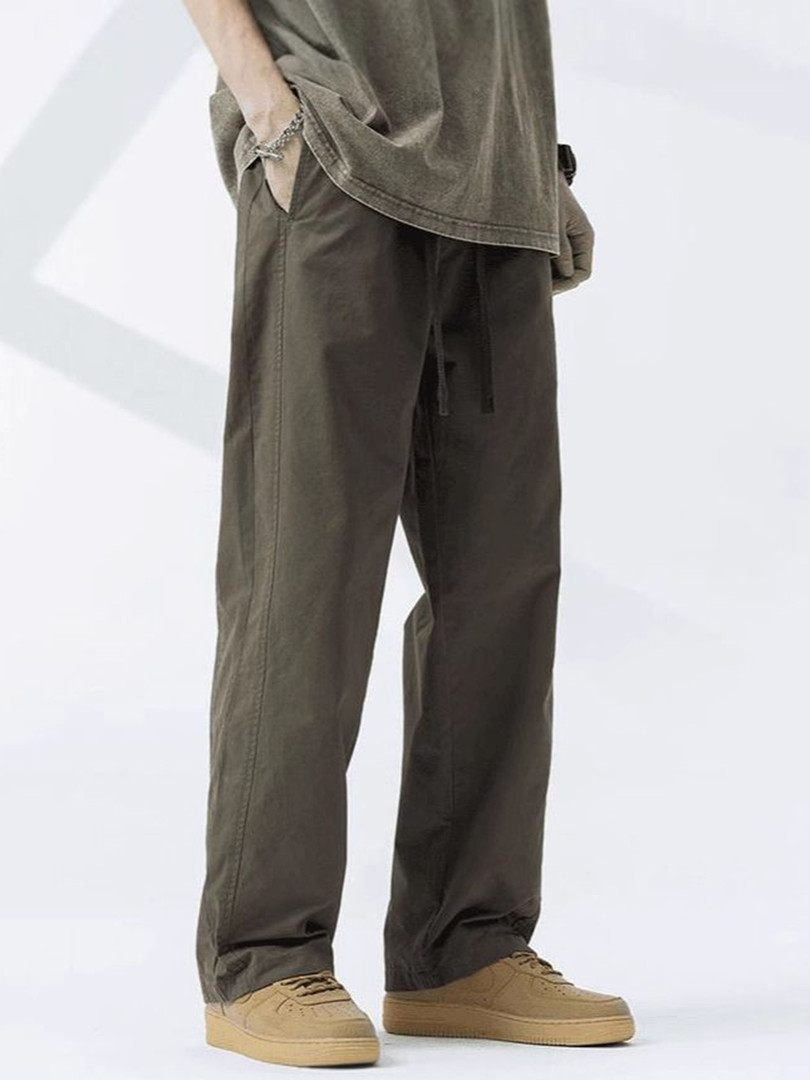 StyleCast x Revolte Men Regular Fit Mid-Rise Easy Wash Trousers