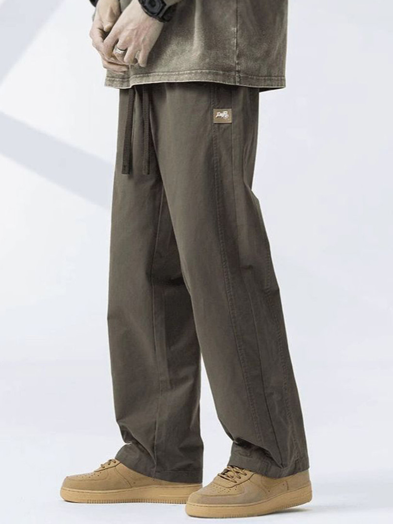 StyleCast x Revolte Men Regular Fit Mid-Rise Easy Wash Trousers