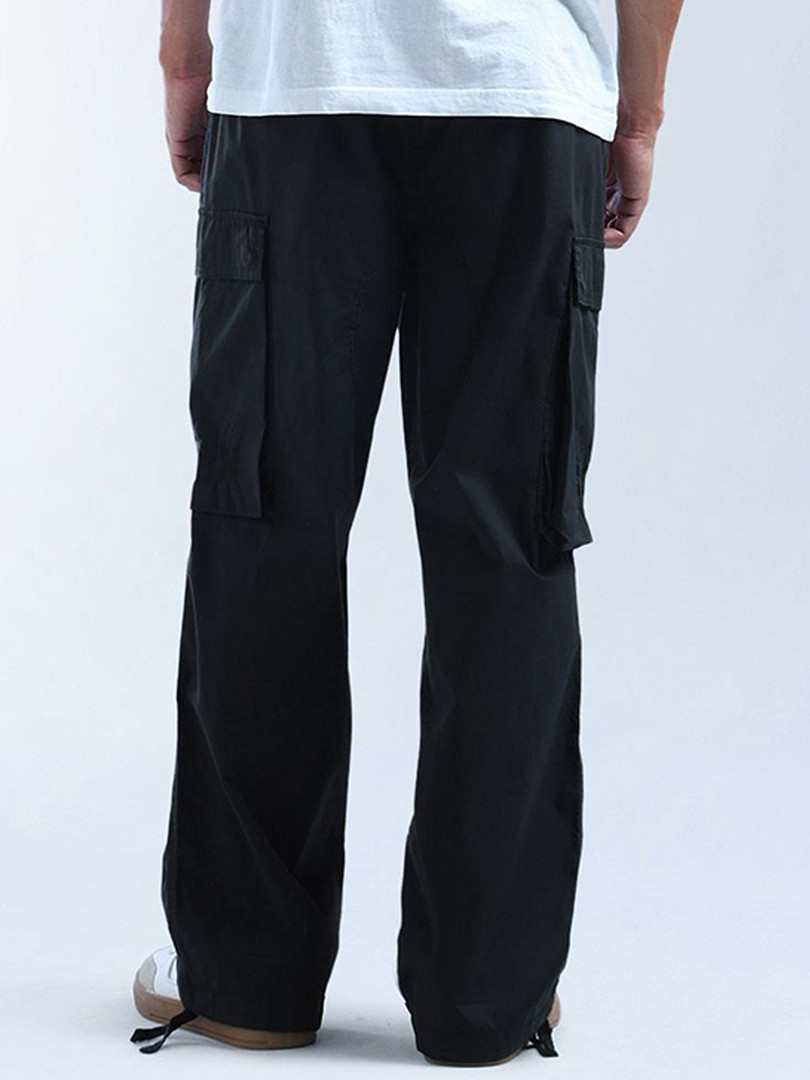 Flying Machine Men Relaxed Fit Mid-Rise Cargos Trousers